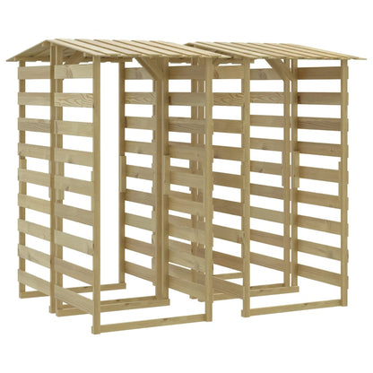 Abri à Bûches modulaire en Bois